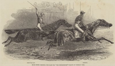Réunion de printemps à Epsom, la course pour The Metropolitan - Harrison William Weir